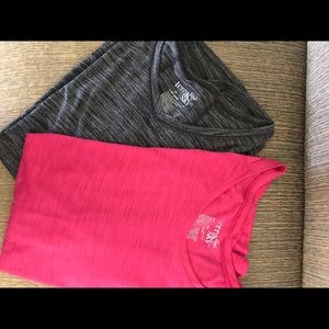 Two woman’s workout tshirts size 2x